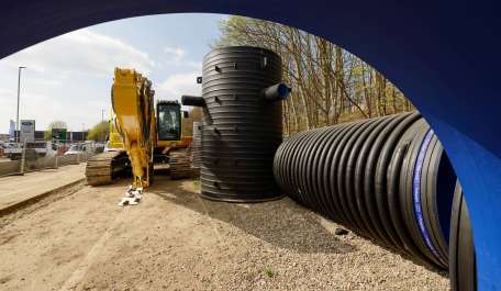 Highways A414 upgrade in Harlow, Essex