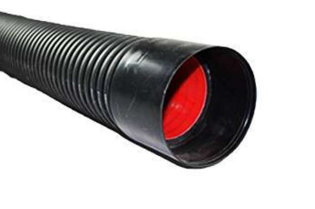 100mm x 2m Black Ridgiduct Power HV ENATS 12-24 